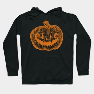 Gothic Jack-o-Lantern (Orange) Hoodie